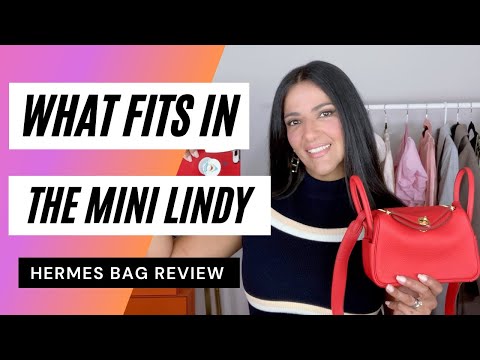 HERMÈS LINDY SIZE COMPARISON - Lindy 26 vs. Mini Lindy, What Fits, Mod  Shots