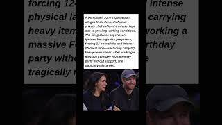 Kylie Jenner Facing Bombshell Lawsuit From Former Chef 💔 #celebrity #news #shorts
