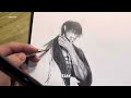 Toji Drawing From Jujutsu Kaisen