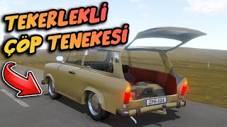 TEKERLEKLİ ÇÖP TENEKESİNİ TOPLADIK // OYUNUN EN KÖTÜ ARABASI | THE LONG DRIVE !!