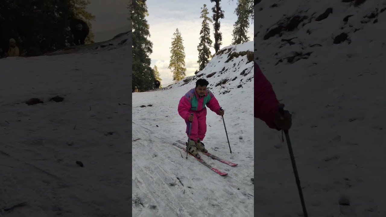 Shimla ki barf pe skating ❄️🛼Risk🔥Support karo bhai 🙏