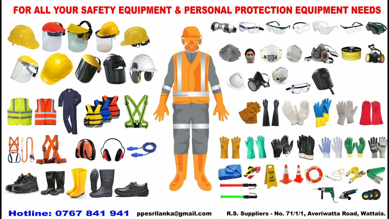 Safety Equipment Personal Protective Equipment (PPE) in Sri Lanka. YouTube