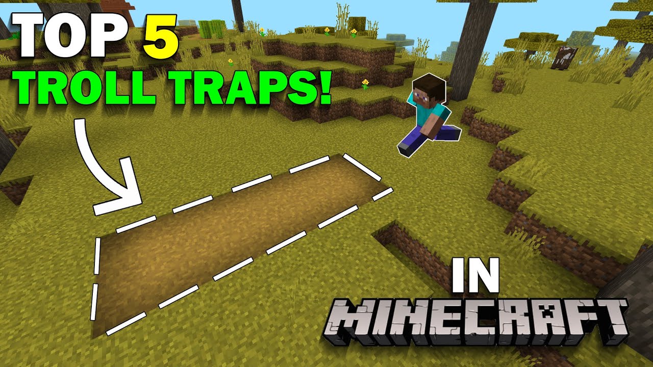 Top 5 Ways to Troll your Friend Easily in Minecraft! - YouTube
