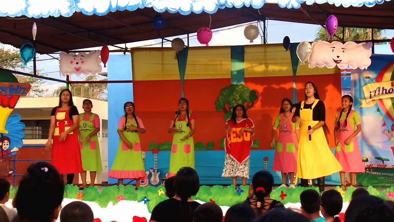 HABIA UNA SAPO CANCIONES INFANTILES EBDV 2019 MMM CHICLAYO serie a