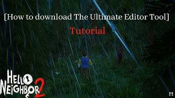 [How to download The Ultimate Editor Tool] Tutorial
