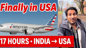 SHOCKED at USA Immigration! 😳🇺🇸 My First Ever Air India Flight to America ✈️” USA EP1 