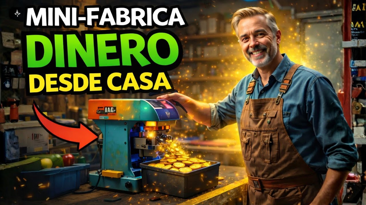 10 Máquinas Rentables para MINI FÁBRICA Negocio desde Casa para Ganar Dinero Fácil