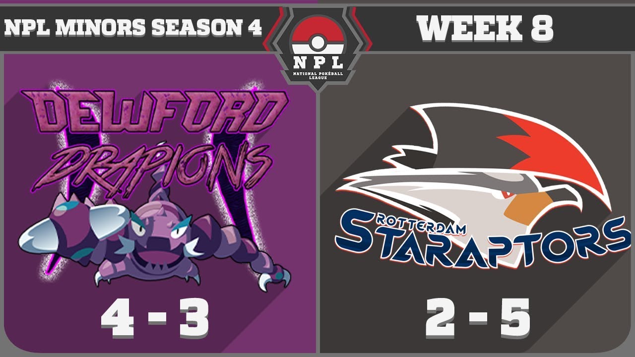 Battle of the Dutchies! - NPL Minors S4W8 Dewford Drapions vs Rotterdam Staraptors