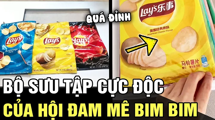 Đam mê ĐỒ ĂN VẶT, nam sinh sở hữu bộ sưu tập VỎ BIM BIM có 102, đủ vị, đủ màu, đủ NGÔN NGỮ | TÁM TV