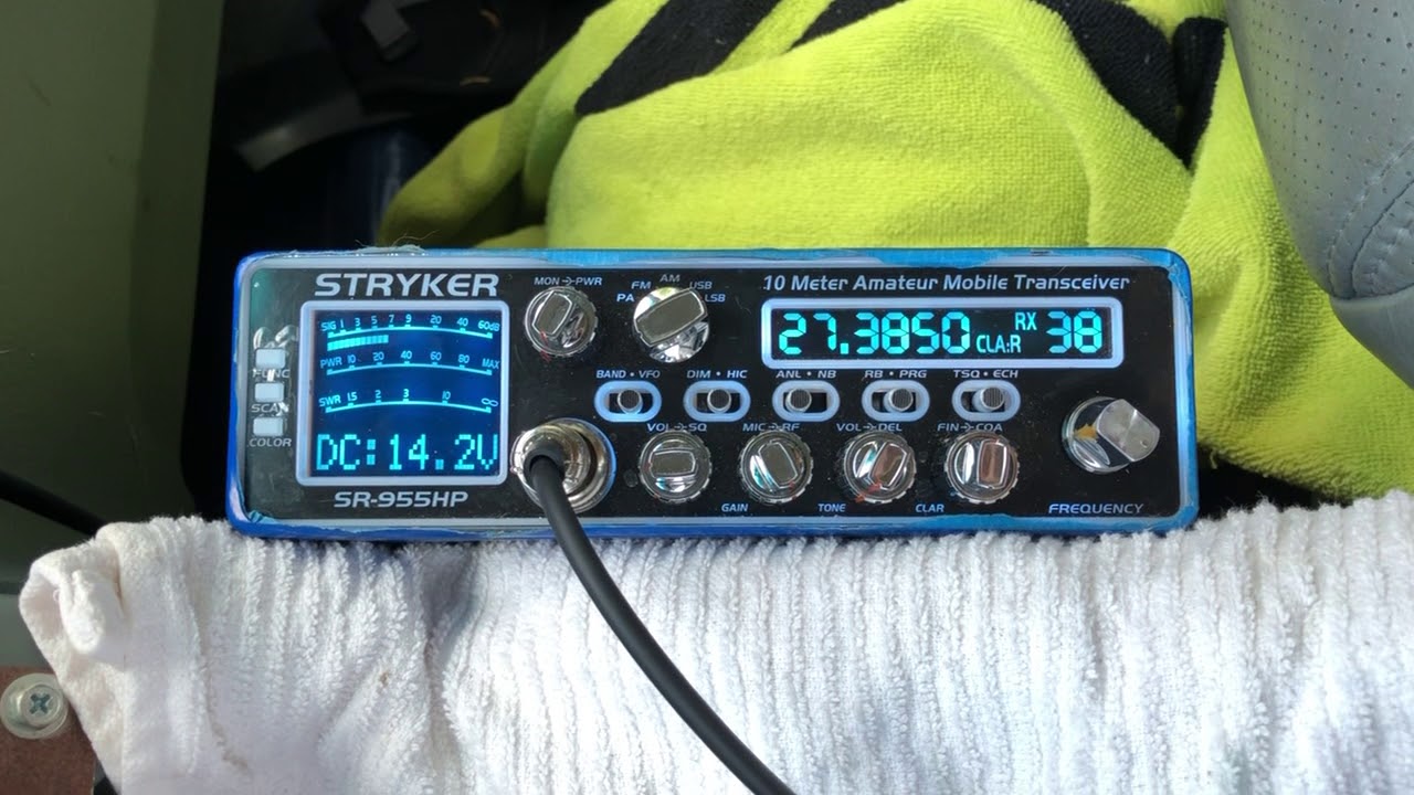 Playing with my Radio Stryker SR955 Channel Mod YouTube
