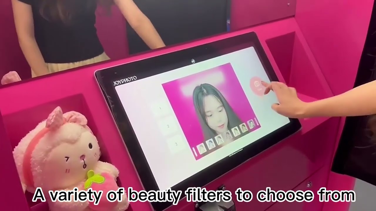 Self Service Touch Screen Instant Camera Photo Booth Vending Machine with Printer Kiosk