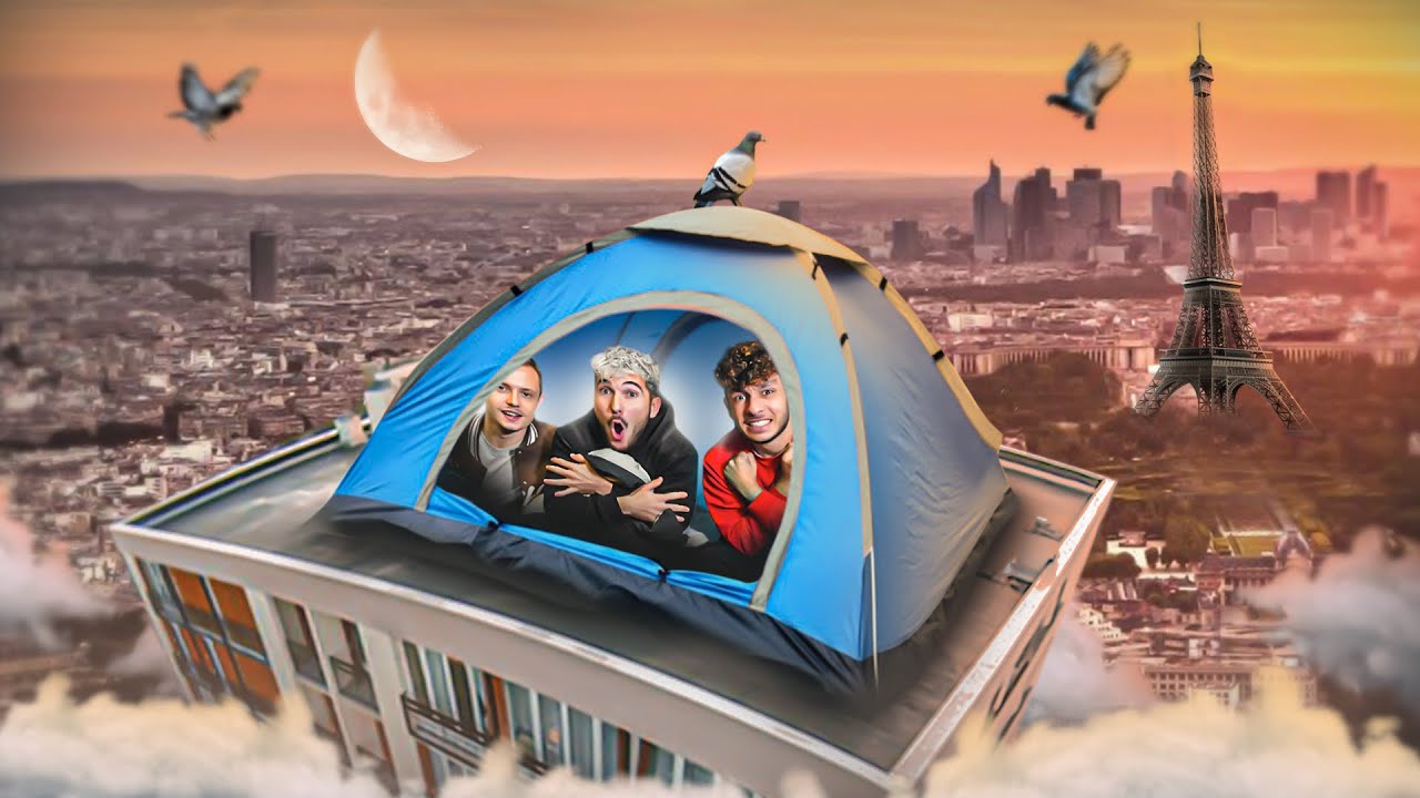 DORMIR SUR LE TOIT D'UN IMMEUBLE !