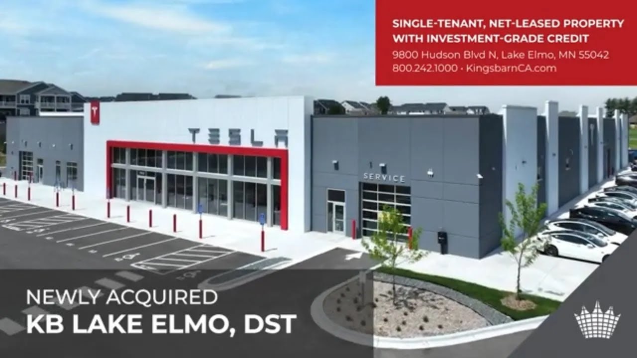 Investment Opportunity: KB Lake Elmo DST - Tesla Sales & Service Center