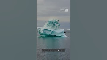 Iceberg Flips Over!