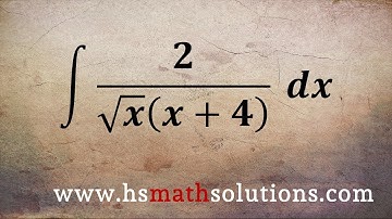 Integration Using a Change of Variables, U-Substitution - Arctangent (Example)