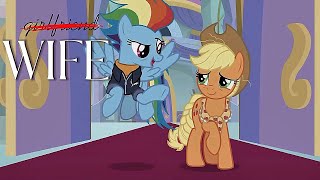 Rainbow Dash x Applejack  Take a look at my girlfriend (MLP)