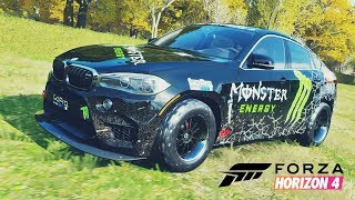 CARRO BMW X6 2015 Corrida de Velocidade na TERRA - Forza Horizon 4 - IR GAMES screenshot 2