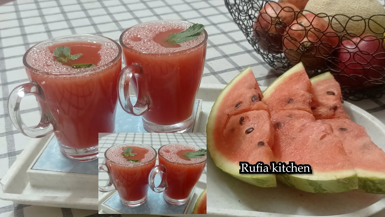 Dr sharmika told that summer refreshing juice watermelon juice