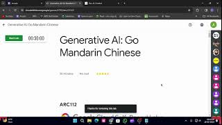 Generative AI: Go Mandarin Chinese | Arcade 2024#ARC112#arcade#goolgecloud#solution#cloud screenshot 5