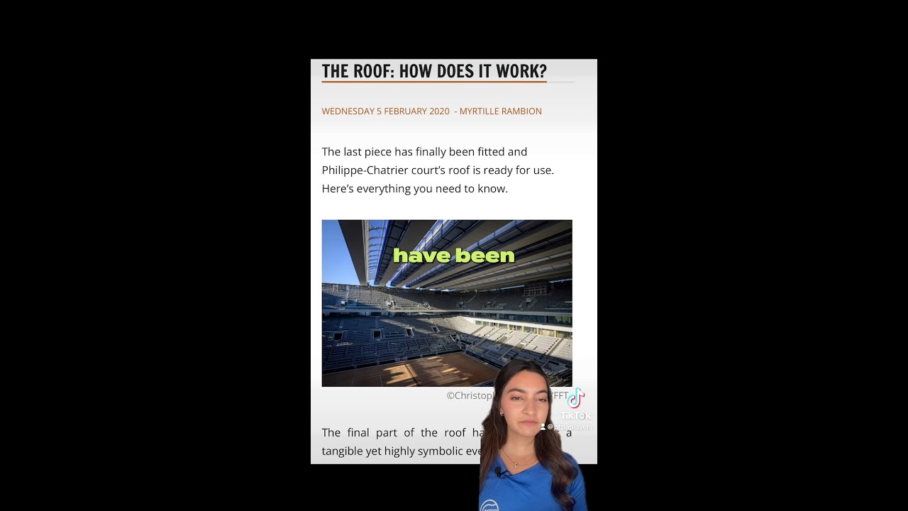 New Retractable Roof at Roland-Garros! | 