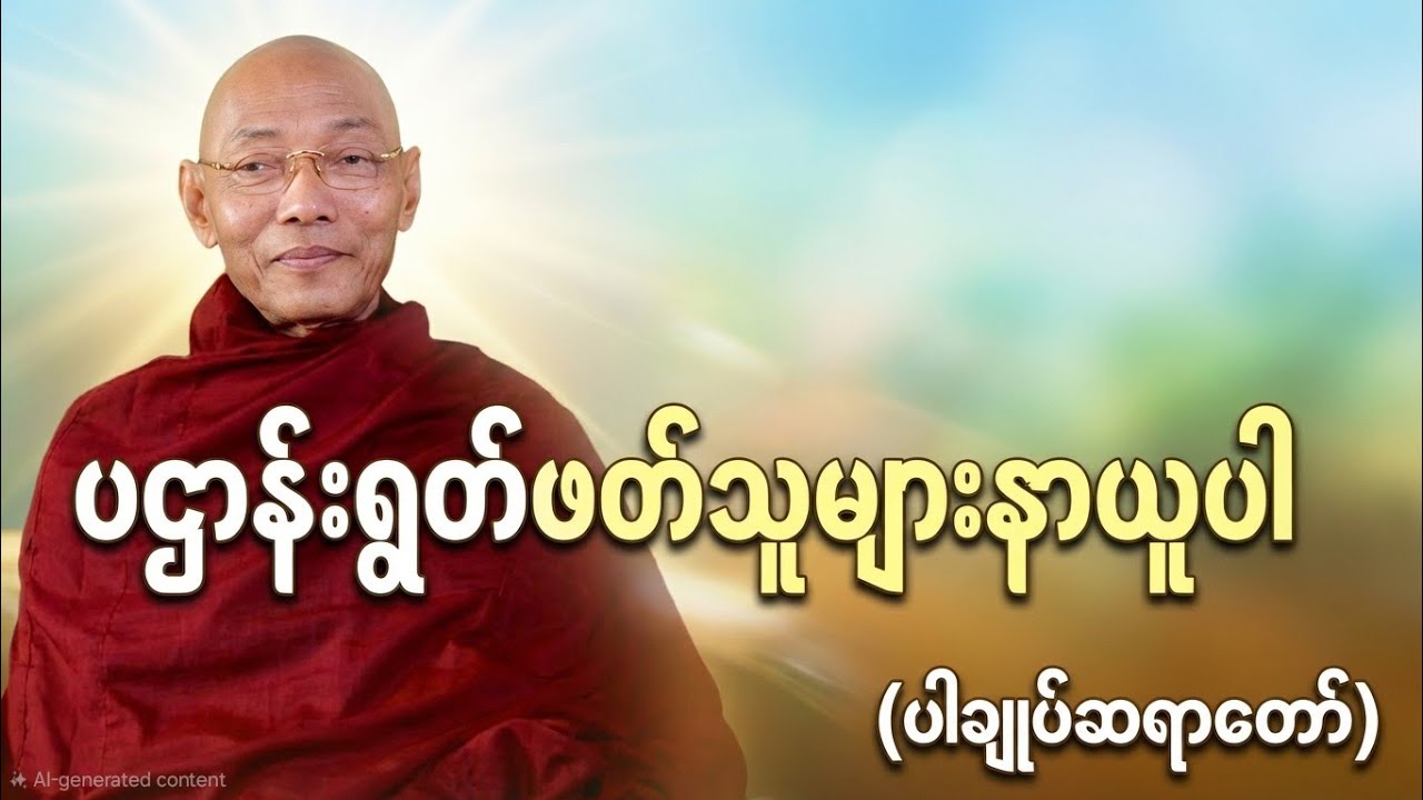 ပဌာန်းရွတ်ဖတ်ရာမှာ ရည်ရွယ်ချက်မရှိသေးရင် ပါချုပ်ဆရာတော်ဟောကြားထားသောဒီတရားတော်ကိုအဆုံးထိနာယူကြည့်ပါ။