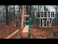 1st Cut on my Sawmill! Is it worth the Investment? Woodland Mills HM122