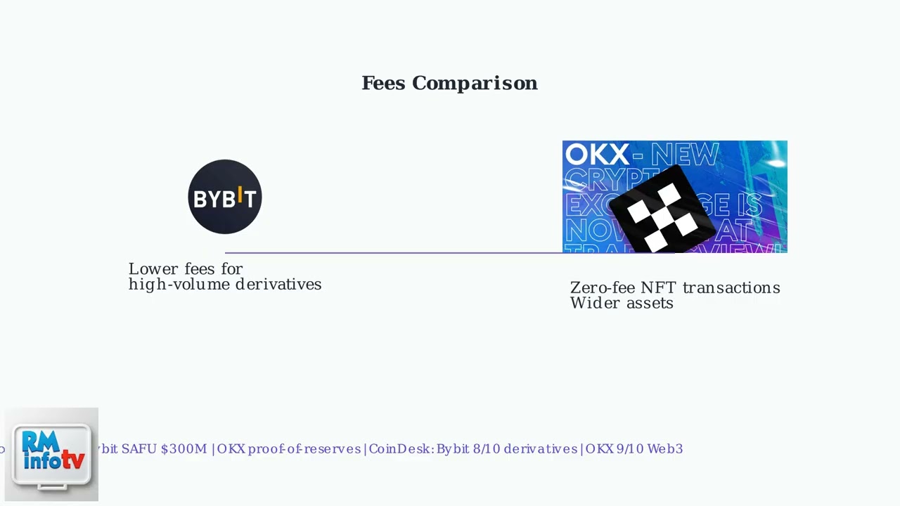 Bybit против OKX: комиссии за торговлю криптовалютой, функции, безопасность и что выбрать
