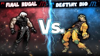 [MUGEN] AI BATTLE - Final Rugal vs Destiny Dio