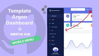 Integrasi Template Argon Dashboard dengan Laravel 11 Inertia Vue - 9 (Mobile Sidenav)