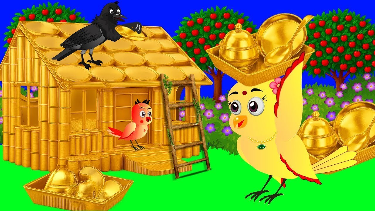 कार्टून | Birds Cartoon | Episode Rano | Chidiya Kauwa Wala Cartoon |Tuni Acchi Cartoon|Chichu TV