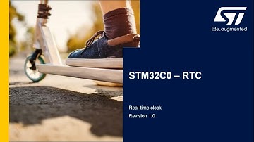 STM32C0 OLT - 11. Real Time Clock (RTC)