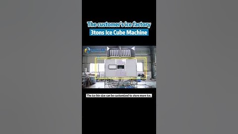 cube ice factory show Koller ice cube machine project case  #Cube Ice Machine#