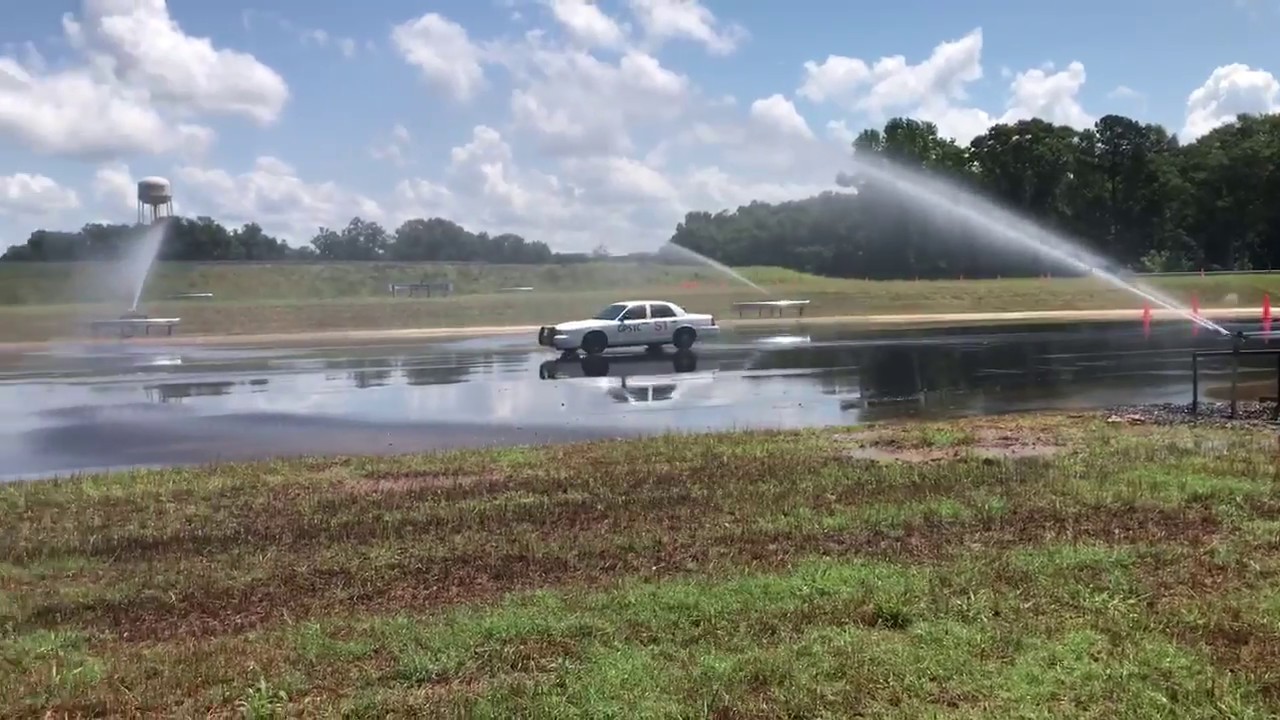 104th Trooper School on the Skid Pad - YouTube