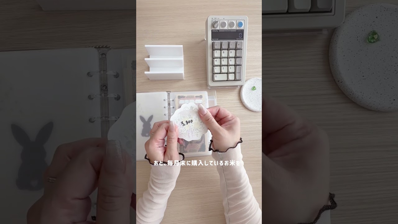 5月4週目お財布リセット👛asmr #生活音 #cashstuffing #家計管理