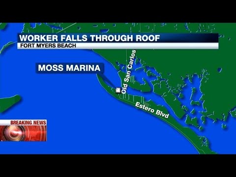 Worker dies after fall through roof at local marina