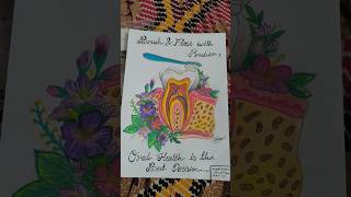 slogan writing on #oralhealth #dentistry #oralcare #oralhygiene #toothbrush #toothcare #slogan #art