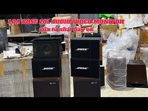 LOA BOSE 201 AUDIO / VIDEO MONITOR vừa từ nhật về - YouTube