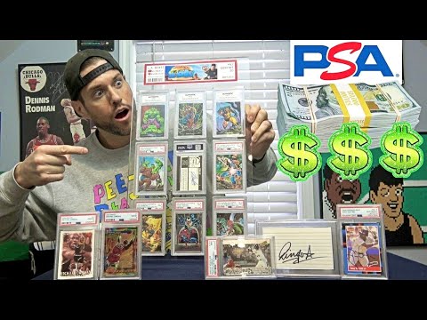 I Got My Childhood Sports Cards & Memorabilia Authenticated & Heres What They are Worth | L.A. BEAST