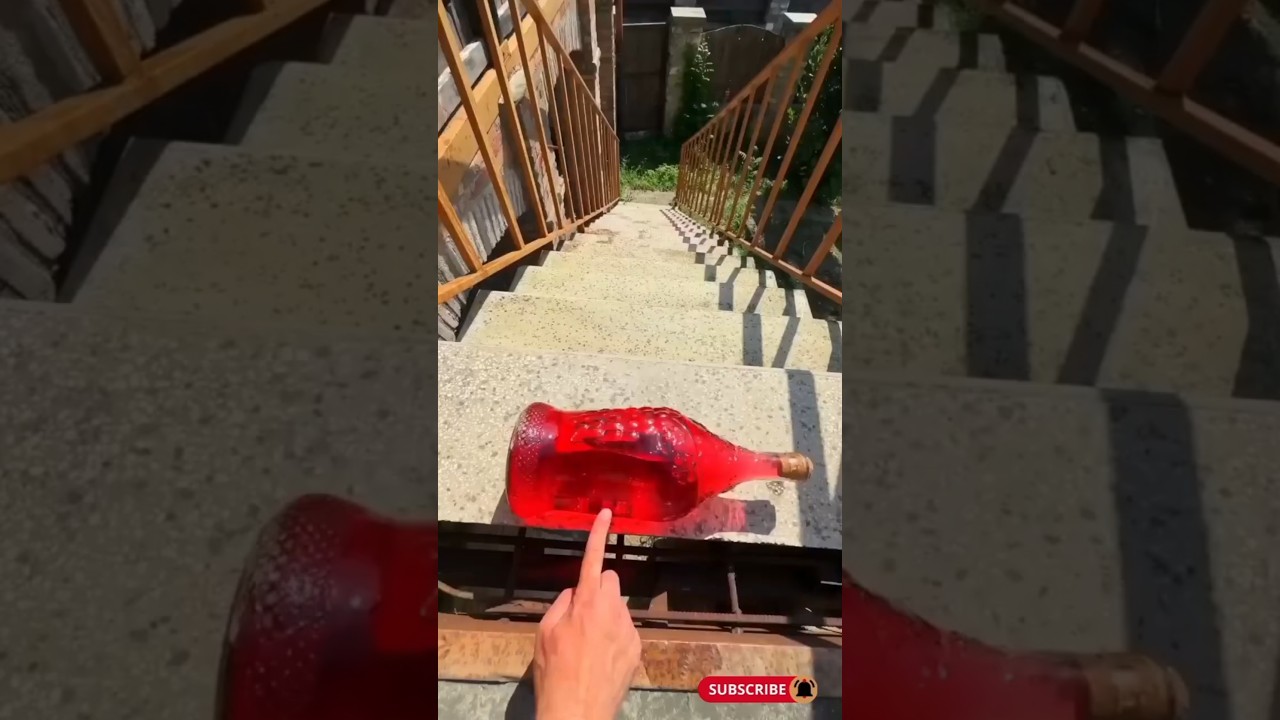 “Watch This Bottle Crack in Seconds 😱✨”