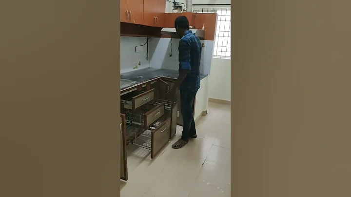 pvc kitchen work with accessories #chithra pvc interiors # 8124354235