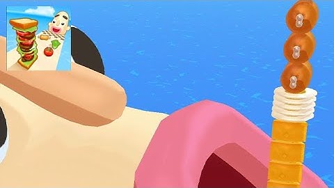 Sandwich runner │ All Levels (10-15) Gameplay Mobile Game Walkthrough iOS Android