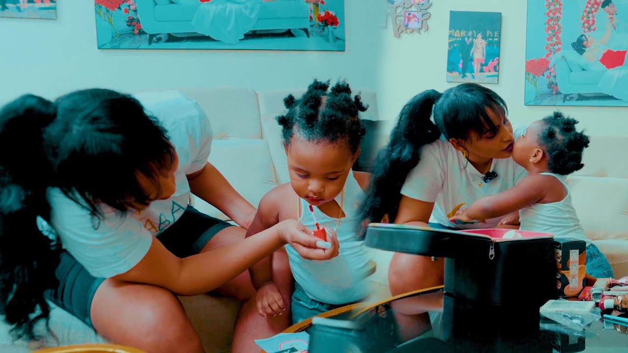 AMORA DID MY MAKEUP!!!!😂😂😂😂😂😂😂