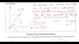 Lesson 1 Polar Coordinates - AP Precalculus