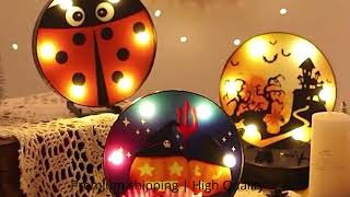 🔥 Decoration LED Light Pumpkin Ladybug Bat