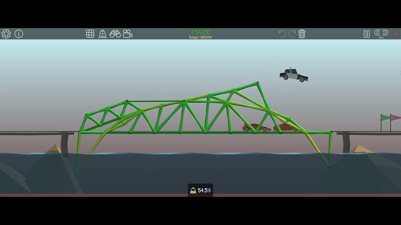 Poly Bridge Big Rig Level Poly Bridge - Level 6-7 - YouTube