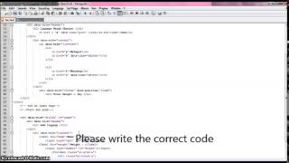 HTML : CREATE INTERFACE 2