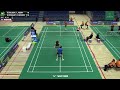 Court 2: VICTOR Irish Senior Nationals 2025 Day 2