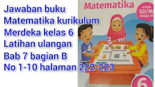 Mathematics answers for the 6th grade independent curriculum, practice tests for Chapter 7, Part ...