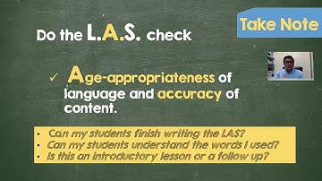 Designing a CVIF DLP Learning Activity Sheet LAS