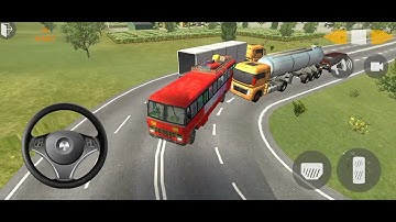 Old model Tata bus driving experience simulator 3d mobile game||Indian sleeper bus robotic update